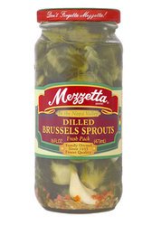Mezzetta, Brussel Sprts Dilled, 16 OZ (Pack of 6)