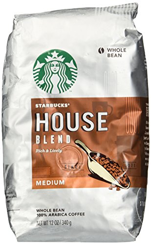 Starbucks House Blend Whole Bean 12 Oz Bag