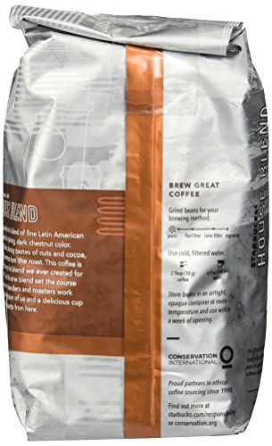 Starbucks House Blend Whole Bean 12 Oz Bag thumbnail