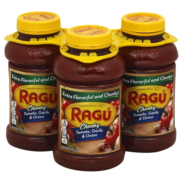 Ragu Chunky Tomato Garlic Onion Pasta Sauce (45 Ounce, 3 Pack)