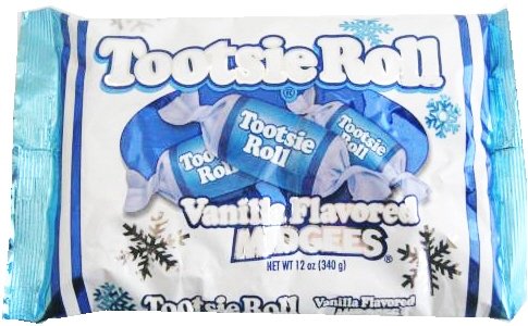 Tootsie Roll  Midgees Candy  Vanilla Pack of 2