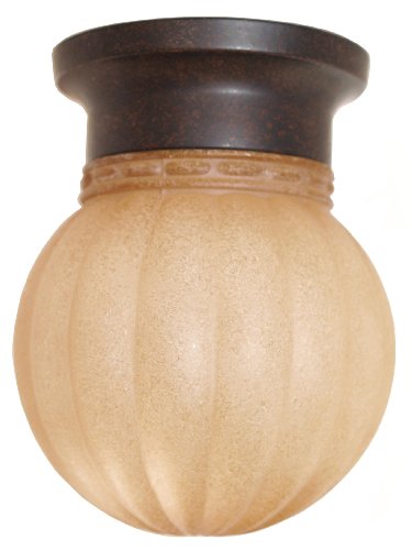 Bronze Finish Flushmount Ceiling Fixture