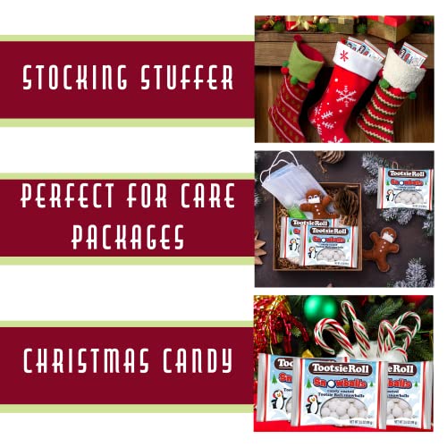 BELLATAVO Snow Ball Candy Bundle. Includes Three-3.5 Oz Bags of Tootsie Roll Snowballs Christmas Candy Plus a BELLATAVO Fridge Magnet! Tootsie Roll Sn thumbnail