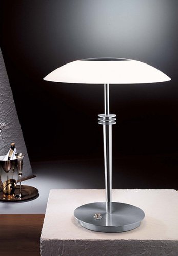 Holtkotter 6249 SN Three Light Table Lamp, Satin Nickel Finish