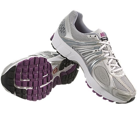 Nike Womens Zoom Vomero 5 395850-003 (9, Mettalic Silver/anthracite-red Plum-stealth) thumbnail