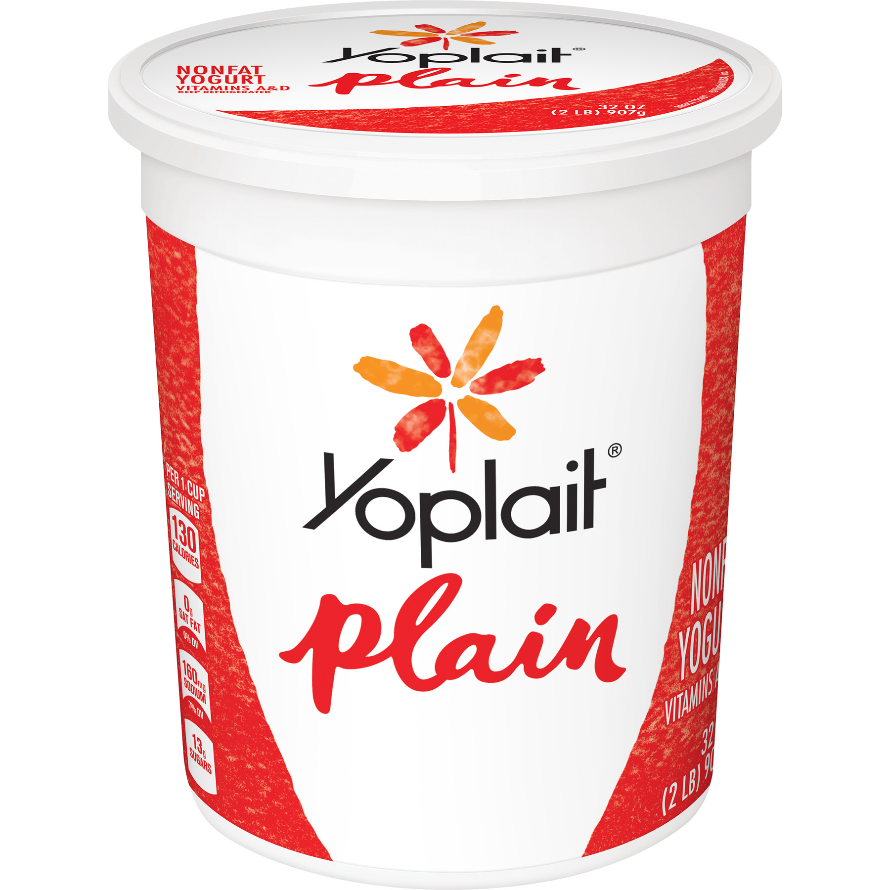 Yoplait Plain Non Fat Yogurt