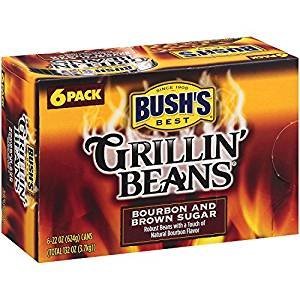 Bush's Bourbon & Brown Sugar Grillin' Beans - 22 Oz. - 6 Pk.