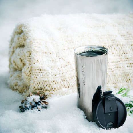 Starbucks Stainless Steel Tumbler - Mirror Black, 12 Fl Oz