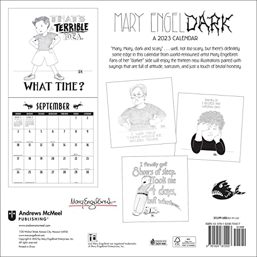 Mary EngelDark 2023 Wall Calendar thumbnail