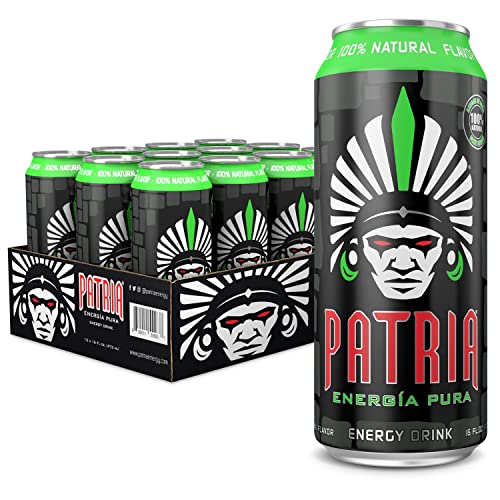 Patria Energy Drink Original 16 Fl Oz Each / Pack of 12