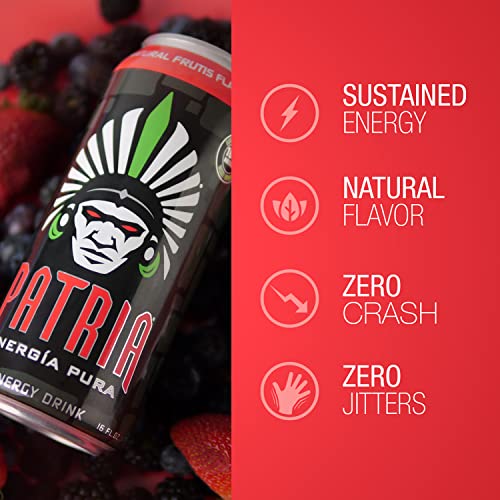 Patria Energy Drink Original 16 Fl Oz Each / Pack of 12 thumbnail