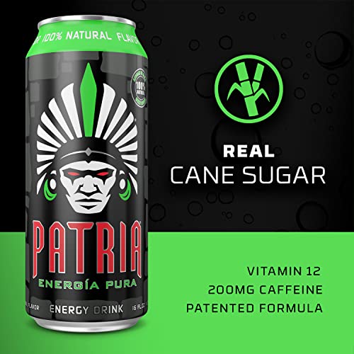 Patria Energy Drink Original 16 Fl Oz Each / Pack of 12 thumbnail