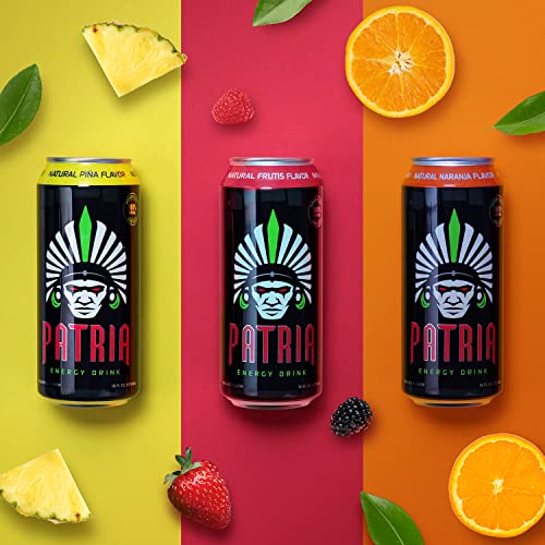 Patria Energy Drink Original 16 Fl Oz Each / Pack of 12 thumbnail