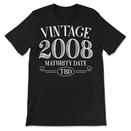 Born in Year 2008 Vintage Shirt - Maturity TBD