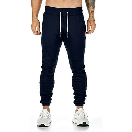 Tokmisa Ri075 Men S Drawstring Zipper Pocket Running Fitness Pants #5075 Pants
