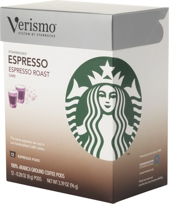 Starbucks® Espresso Roast VerismoTM Pods,12-0.28 Oz