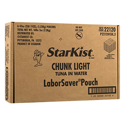 Starkist Chunk Light Tuna in Water  43 Ounces  6 per Case thumbnail