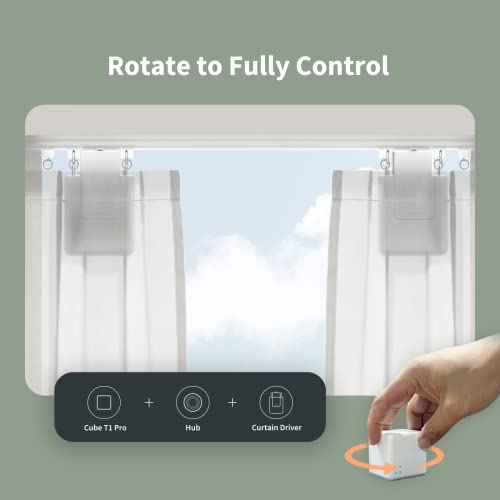 Aqara Cube T1 Pro (Rotate to Control, Compatible with HomeKit, Alexa Via Aqara Hub, up to 2-year Battery Life) thumbnail