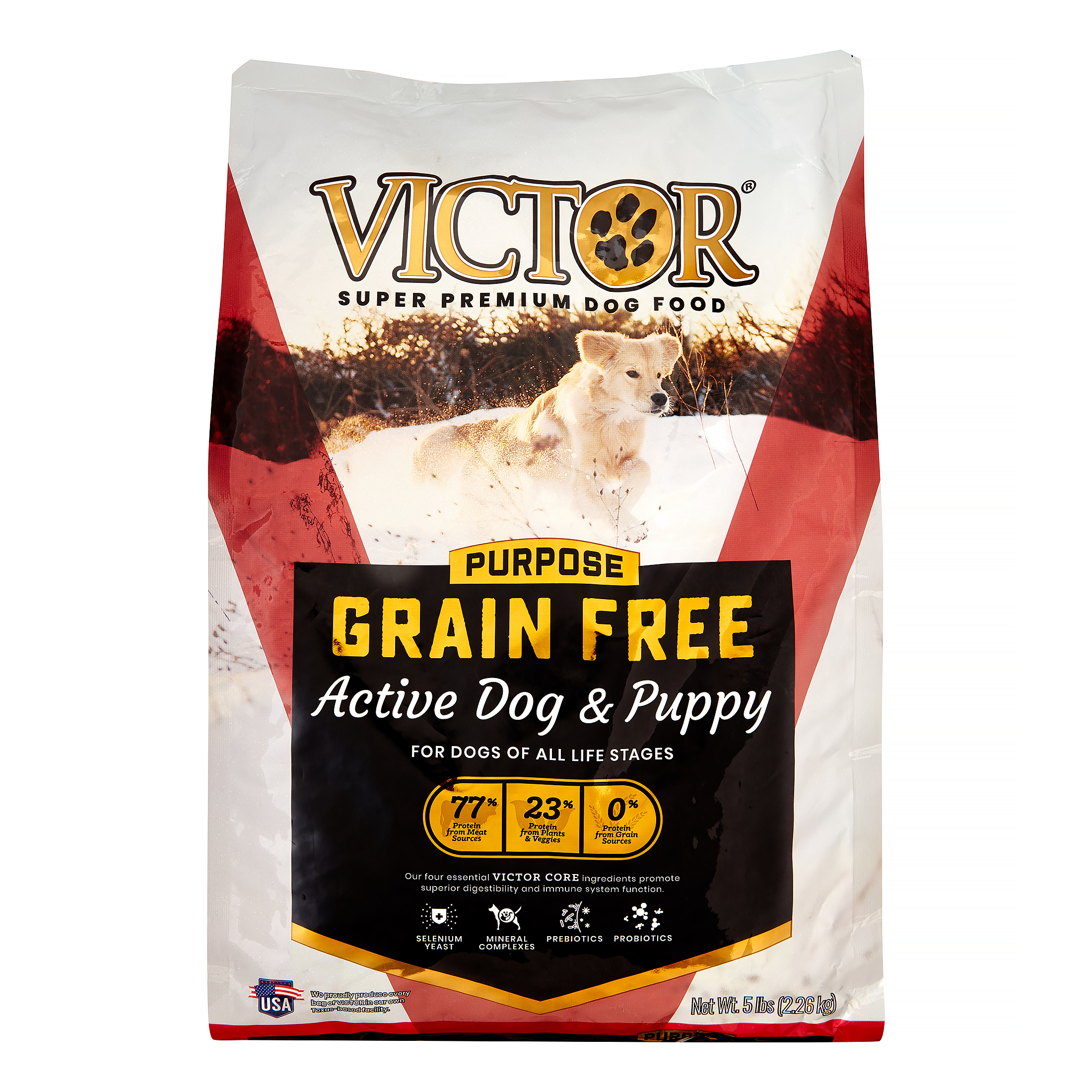2295 Purpose Grain Free Active Dog & Puppy Food - Beef, Pork & Fish - 5 Lbs - Case of 6