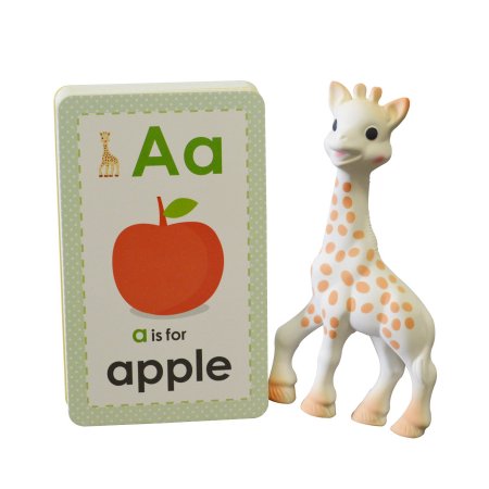 Sophie La Girafe + Flash Card Gift Set - Cream (Ivory)