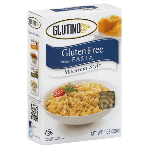 GLUTINO, MACARONI STYLE ENRICHED PASTA