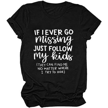 Womens Casual Funny Printe Loose Fit Tee Shirts Blouse Print Shirt Summer Cute Graphic Tees Tops Sexy Workout T-Shirts Going Out Y2k Tshirts A611-4973