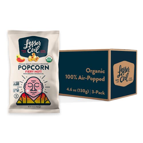 Lesser Evil Popcorn Fiery Hot 