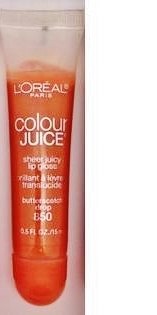 L'Oreal Paris Colour Juice Sheer Juicy Lip Gloss, 115 Bubble Gum 0.5 Oz.