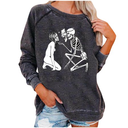 Sentmoom Sweatshirts for Women Loose Fit Trendy   Boho Floral Print T Shirts Crew Neck Colorful Printed Tee Tops Long-Sleeve Pullover Classic Tops Vin