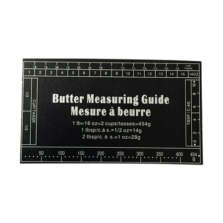 FengLS Butter Ruler Kitchen Measuring Tool Small Kitchen Measuring Tool 09-Decor-10A#19743 Ideal Gift Butter Ruler Kitchen