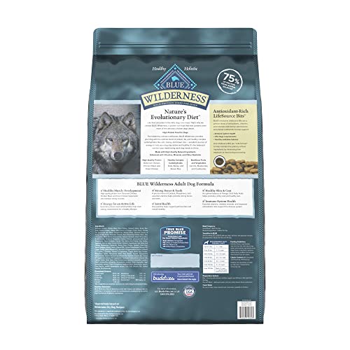 Blue Buffalo Wilderness Natural High-Protein Adult Dog Dry Food  Chicken Recipe  28-lb thumbnail