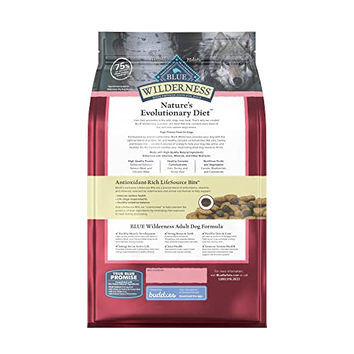 Blue Buffalo Wilderness Natural High-Protein Adult Dog Dry Food  Salmon Recipe  4.5-lb thumbnail