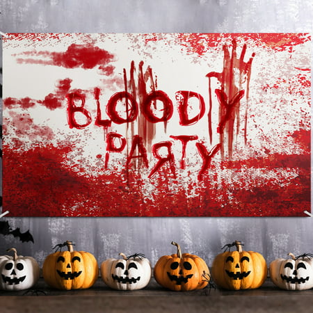 Halloween Blood Hand Mudra Poster Background Wall Decoration Halloween Decorations-a#4973 2022 Halloween Halloween Blood Hand