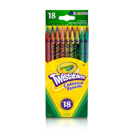 12 Packs: 18 Ct. (216 Total) Crayola Twistables Colored Pencils