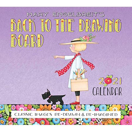 Mary Engelbreit 2021 Deluxe Wall Calendar: Back to the Drawing Board