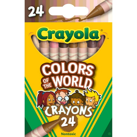 12 Packs: 24 Ct. (288 Total) Crayola® Colors of the World™ Skin Tone Crayons