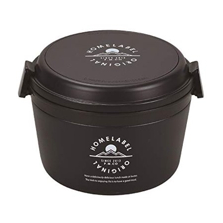 Donburi Lunch Jar 1060 Black Home Label HB-4742