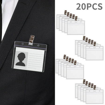 DDgui New Upgraded Card Protector Immunization Record Cards Holder Clear Plastic Sleeve with Clip DDgui WAA220922-7786