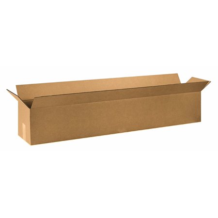 Aviditi 4888 Long Corrugated Cardboard Box 48  L X 8  W X 8  H  Kraft  for Shipping  Packing and Moving (Pack of 20)