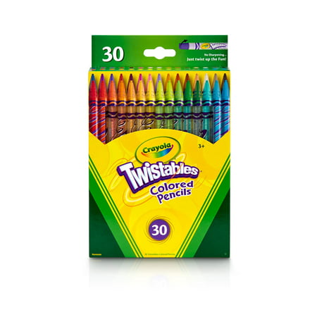 12 Packs: 30 Ct. (360 Total) Crayola Twistables Colored Pencils
