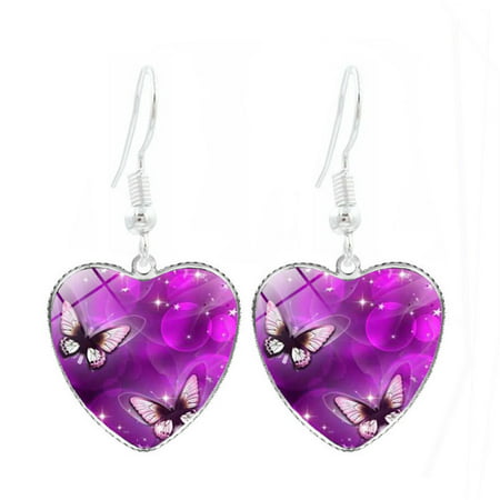 Usupdd Lady S Exquisite and Beautiful Butterfly Love Earrings Accessories Festival Gift Usupdd 220815-6331