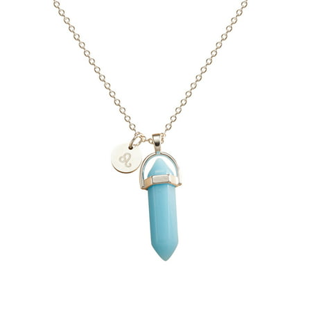 MIANHT Luminous Natural Stone Necklace All-match Couple Style Necklace - 2022 FashionLuminous Natural Stone B-#9585