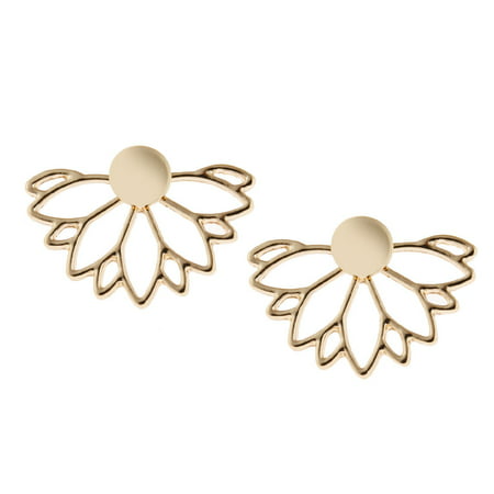 Usupdd Personality Earrings Leaves Beautiful Diamond Earrings Irregular Mesh Usupdd WCC220815-4719