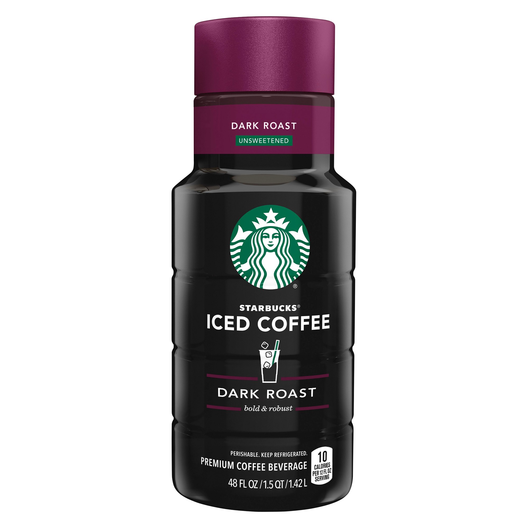 Starbucks Iced Coffee Caramel Premium Coffee Beverage 48 Fluid Ounce Plastic Bottle thumbnail