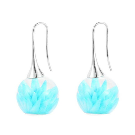 MIANHT Luminous Flower Earrings Style Transparent Spherical Resin Earrings Forest Earrings - 2022 FashionLuminous Flower Earrings B-#9734