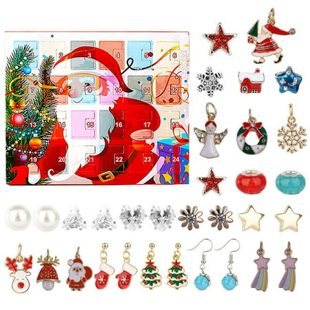 DDgui New Upgraded Advent Calendar 2020 Christmas Countdown Calendar - Christmas Themed DIY Charm DDgui LEE220922-6229