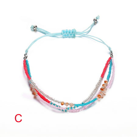 Usupdd Personality Bohemian Handwoven Rope Multicolor Bracelet Ladies Jewelry Gift Usupdd 220815-2312