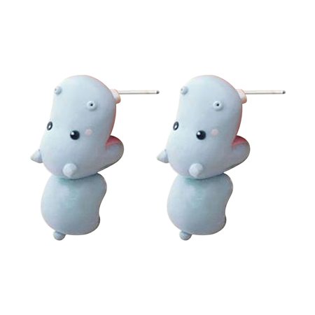 MIANHT Cute Animal Earring Metal Cute Mini Animal Ornament Small Dinosaur Earrings - 2022 FashionCute Animal Earring B-#9332
