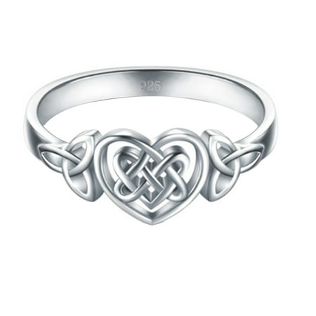 MIANHT Creative Heart Jewelry Rings for Women Romantic Wedding Band Christmas Gift - 2022 FashionCreative Heart Jewelry B-#9862