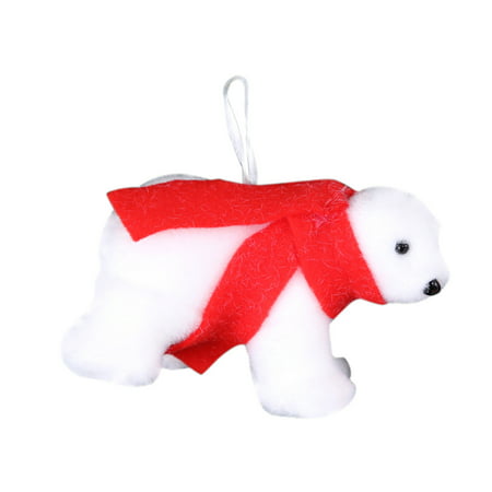 FengLS Christmas Bear Pendant Christmas Tree Decoration Desktop Small Ornaments 09-Decor-10A#24791 Ideal Gift Christmas Bear Pendant